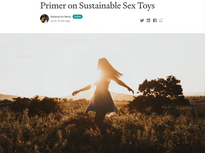 Going Deeper With Eco Sex A Primer On Sustainable Sex Toys 7483